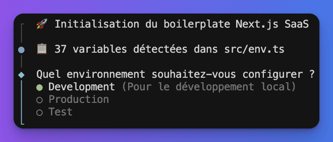 CLI Environment Selection