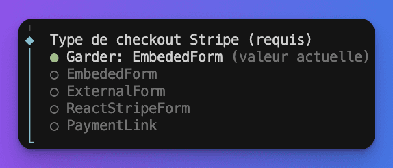 CLI Stripe Configuration